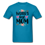 World's Best Mom T-Shirt - turquoise