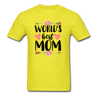 World's Best Mom T-Shirt - yellow
