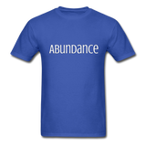 Abundance T-Shirt - royal blue