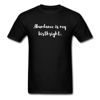 Abundance is my Birthright T-Shirt - black