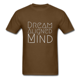 Dream Aligned Mind T-Shirt - brown