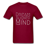 Dream Aligned Mind T-Shirt - burgundy