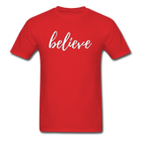 Believe T-Shirt - red