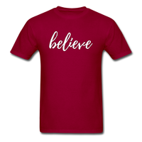 Believe T-Shirt - dark red