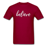Believe T-Shirt - dark red