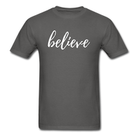 Believe T-Shirt - charcoal