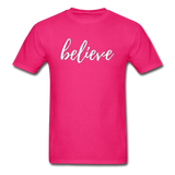 Believe T-Shirt - fuchsia