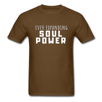 Ever Expanding Soul Power T-Shirt - brown