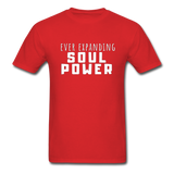 Ever Expanding Soul Power T-Shirt - red
