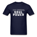 Ever Expanding Soul Power T-Shirt - navy