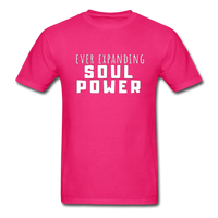 Ever Expanding Soul Power T-Shirt - fuchsia