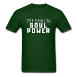 Ever Expanding Soul Power T-Shirt - forest green