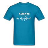 Everything Always Works Out In My Favor T-Shirt - turquoise