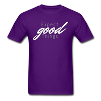 Expect Good Things T-Shirt - purple
