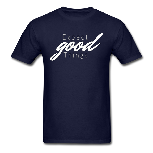 Expect Good Things T-Shirt - navy