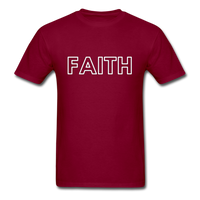 Faith T-Shirt - burgundy