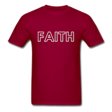 Faith T-Shirt - dark red