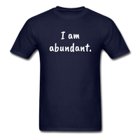 I Am Abundant T-Shirt - navy