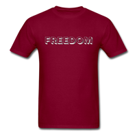 Freedom T-Shirt - burgundy