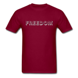 Freedom T-Shirt - burgundy