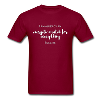 Energetic Match T-Shirt - burgundy
