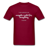Energetic Match T-Shirt - burgundy