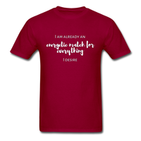 Energetic Match T-Shirt - dark red