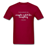 Energetic Match T-Shirt - dark red
