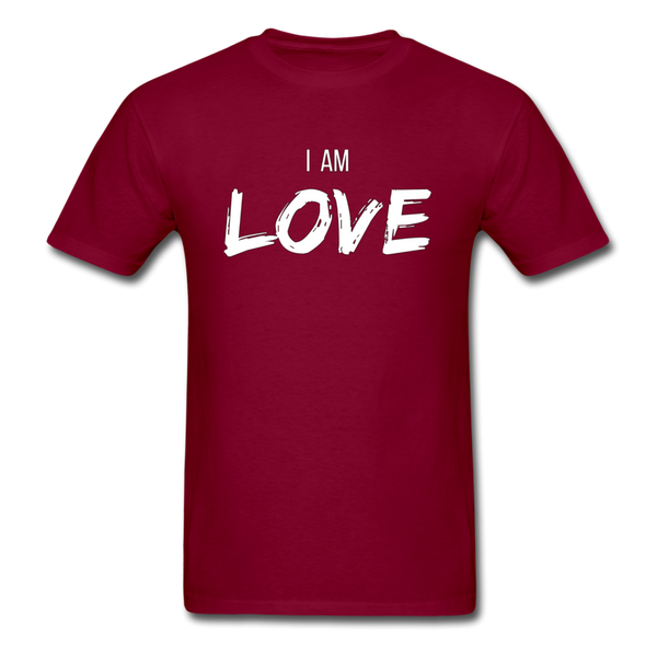 I Am Love T-Shirt - burgundy