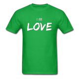 I Am Love T-Shirt - bright green