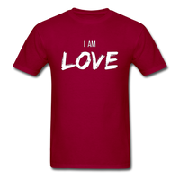 I Am Love T-Shirt - dark red