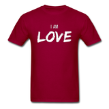 I Am Love T-Shirt - dark red