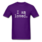 I Am Loved T-Shirt - purple