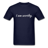 I am Worthy T-Shirt - navy