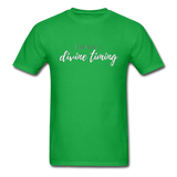 I Believe in Divine Timing T-Shirt - bright green