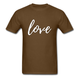 Love T-Shirt - brown