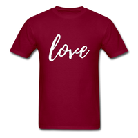 Love T-Shirt - burgundy