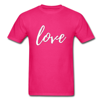 Love T-Shirt - fuchsia