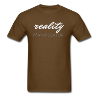 Reality Manipulator T-Shirt - brown
