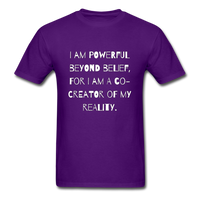 Powerful Beyond Belief T-Shirt - purple
