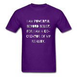 Powerful Beyond Belief T-Shirt - purple