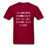 Powerful Beyond Belief T-Shirt - dark red
