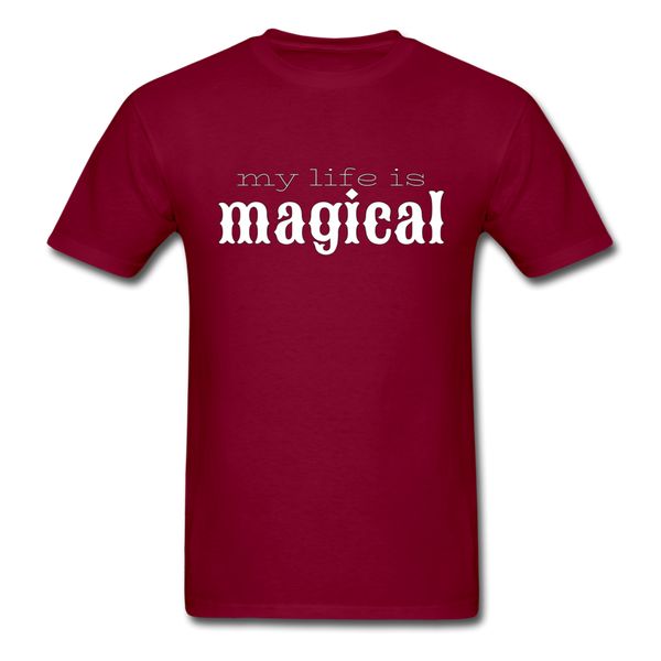My Life is Magical T-Shirt - burgundy