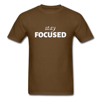 Stay Focused T-Shirt - brown