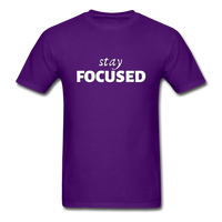 Stay Focused T-Shirt - purple