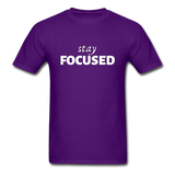 Stay Focused T-Shirt - purple