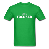 Stay Focused T-Shirt - bright green