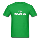 Stay Focused T-Shirt - bright green