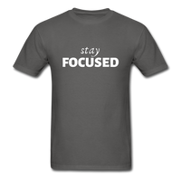 Stay Focused T-Shirt - charcoal