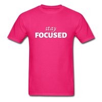 Stay Focused T-Shirt - fuchsia